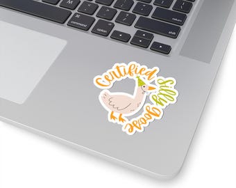 Zabawne naklejki, naklejka Silly Goose, dziwaczne naklejki, zabawne etykiety, pakiet naklejek żartobliwych, prezent żartobliwy