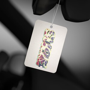 Ambientador para coche Subaru Enthusiast: aromas a coche nuevo, pino y hielo negro imagen 5