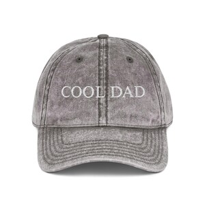 Fathers Day Gift Embroidered Vintage Cap for Dad Cool Dad Hat Gift for Father Distressed Baseball Cap