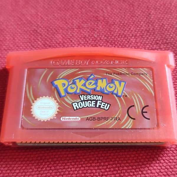 Jeu en Français Pokémon Version Rouge Feu sur Game Boy Advance - GBA SP fanmade Game pour DS Gba Consoles
