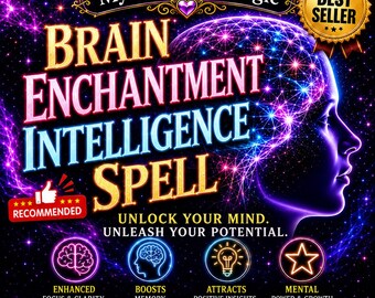 Intelligence Spell, Wisdom, Focus, Study, Mental Clarity Ritual