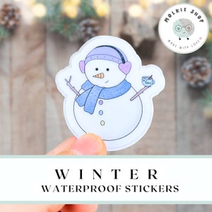 Winter Waterproof Stickers