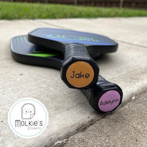 Personalized Pickle ball Name Labels for Pickle ball lover Gifts for friends and Pickleball gift ideas
