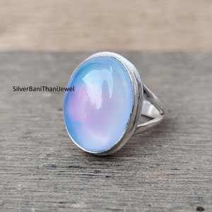 Aurora Opal Ring, Opal Ring, Handmade Ring, Opal Jewelry, Gift Ring, Statement Jewelry, Women Ring, 925 Silver Sterling Ring, Gemstone Ring