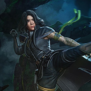 Turn Base Moonlit Sorceress STL – Gothic Fantasy Mage 3D Print Model