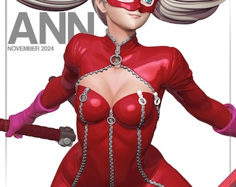Ann Takamaki 3D Printable Figurine: High-Detail STL Model (Digital Download