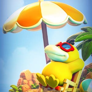 Chibi duck Inspired Collectible 3D Print STL Model