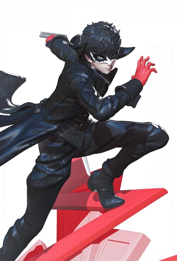 Joker P5 STL File – 3D Printable Fan Art Model for Cosplay