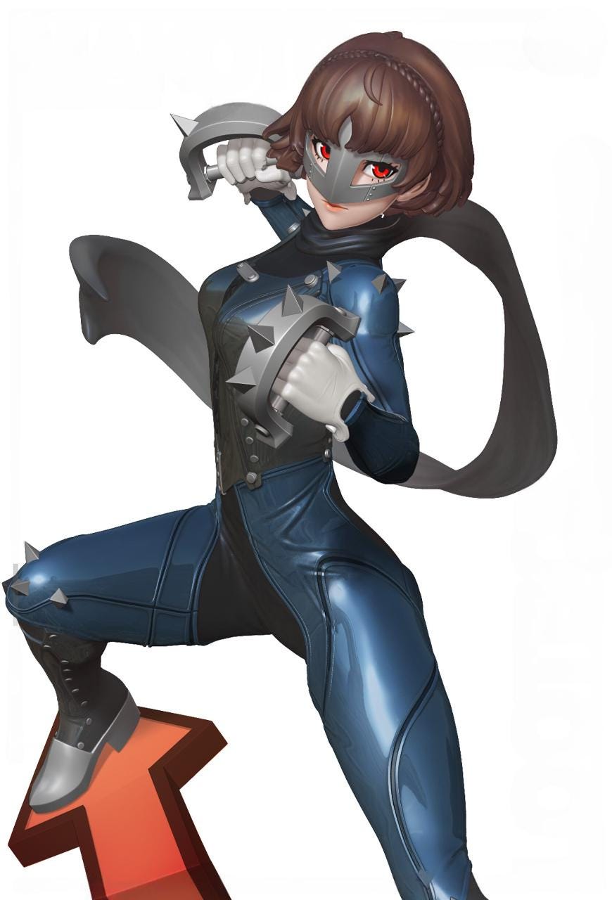 makoto Makoto P5 STL 3D Printable Model | Anime Figure Design for 3D