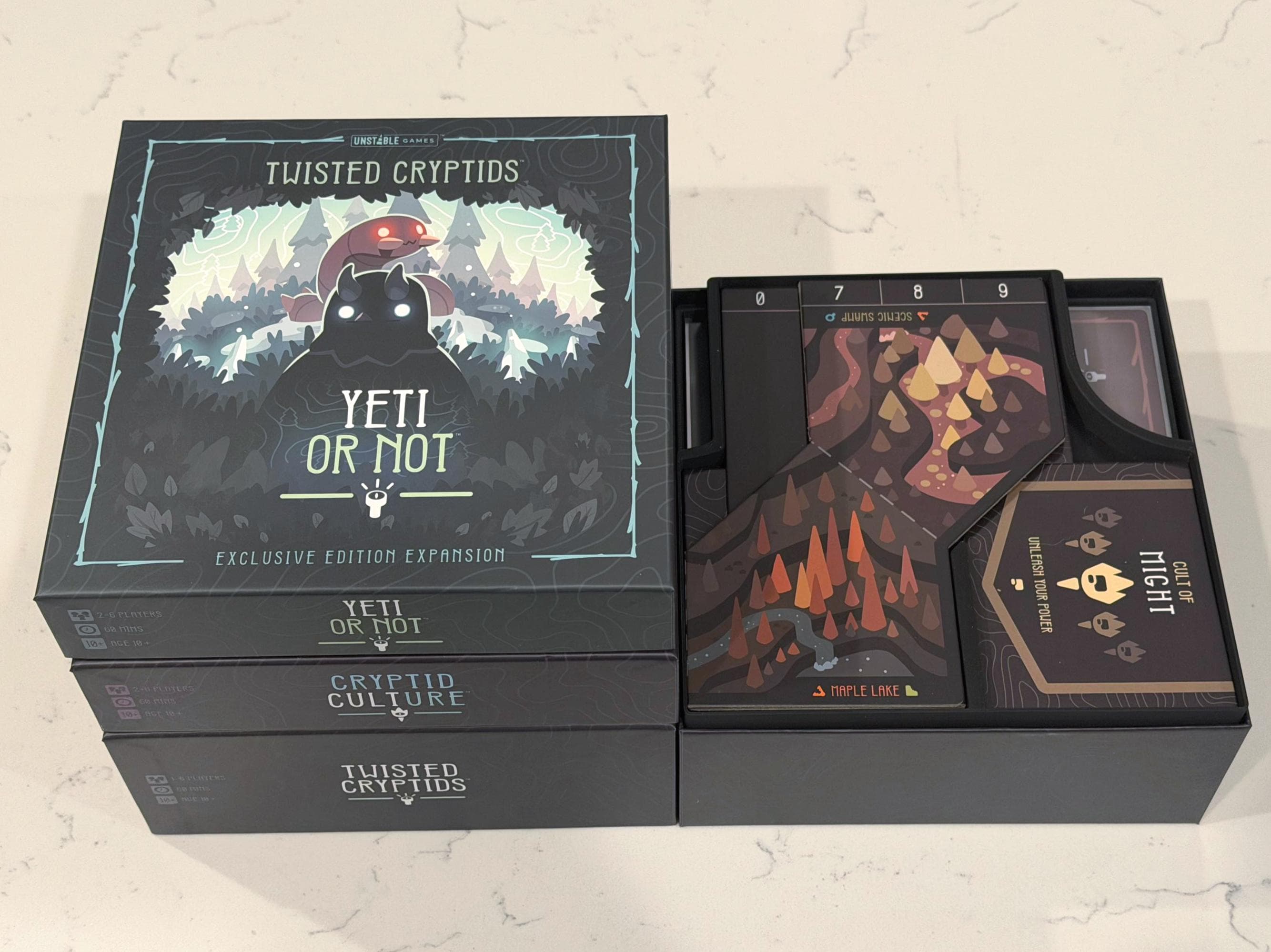Twisted Cryptids Inserts for Exclusive Edition Box and Expansions