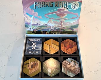 Farms Race Game Box Insert