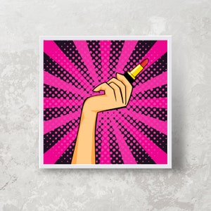 Pop Art Poster | Pop-Art | Gedrucktes POSTER | Moderne Kunst | Zimmer Dekor | Gedruckte Wandkunst | Poster Studentenheim