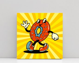 Popartposter | Pop-art | Gedrukte poster | Moderne kunst | Kamerinrichting | Gedrukte muurkunst | Slaapzaal poster