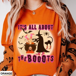 Western Halloween T-shirt, Cowgirl Witch, Witch in Cowboy Boots, Cowgirl Halloween Shirt, Western Graphic Tee, Spooky Shirt, Cowboy Boot Tee