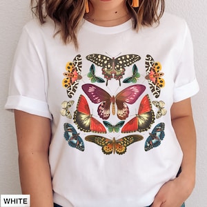 Butterfly T-Shirt, Nature Lover Shirt, Wildlife Tee, Butterflies Tee, Butterfly and Moth T-Shirt, Butterfly Pavilion Shirt, Butterfly Print
