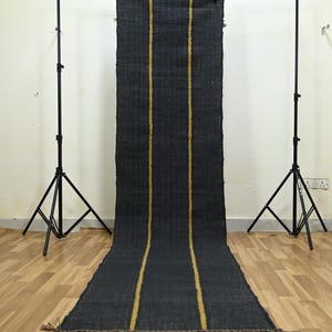 Kilim Runner Rug - Handmade Kilim Jute Hallway & Kitchen Décor, Custom Size 2x30 Feet, Washable for Outdoor Indoor runner for stairs