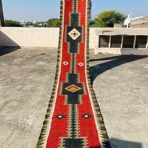 Handmade Kilim Stair Runner, Jute Hallway & Kitchen Decor, Custom Size 2x30 Feet, Washable Kilim for Indoor Outdoor Stairs, Vintage Rug,