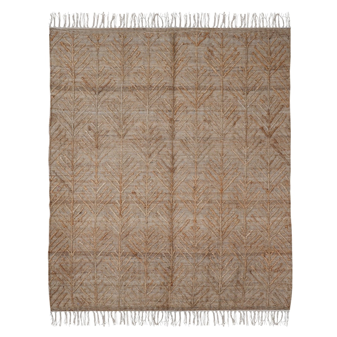 Hemp Jute Rugs Handmade Natural Jute Area Rug With Fringe – Extra Large ...