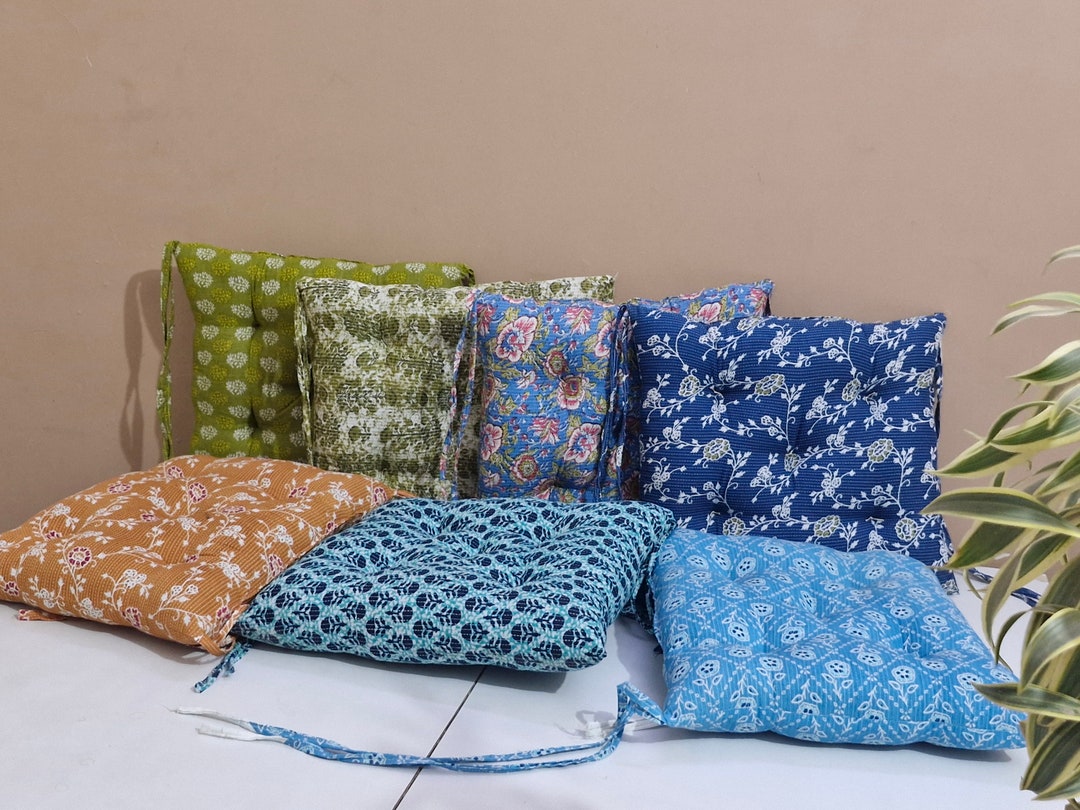 Handmade Cotton Chairpad Seat Pad Dining Bed Room Garden Kitchen Mat ...