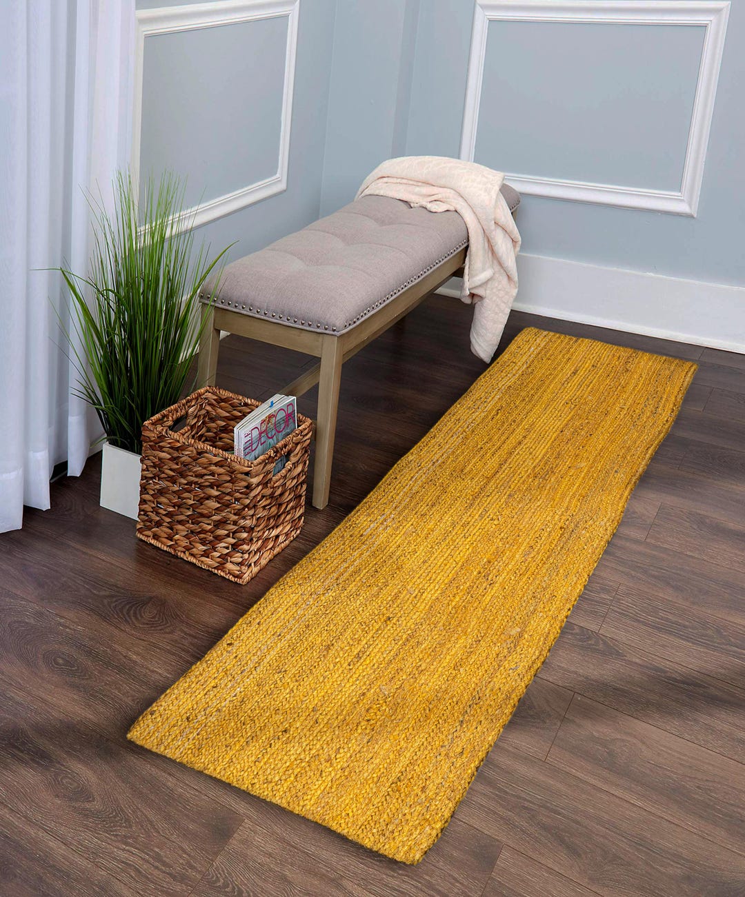 Stair Runner - Natural Fiber Rug for Home Décor, Eco-friendly & Durable ...