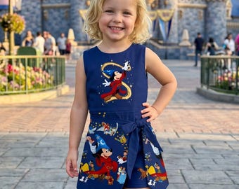 Magic Mickey Sorcerer Tenniskleid, Mickey And Friends Walt Fantasia Familienoutfit Mickey Frauenrock, Magic Kingdom