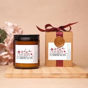 Holiday Candles, Christmas Candles, Winter Candles, Cute Christmas Decor, Handmade Candles, Soy Blend Candles, Holiday Home Decor Candle Set