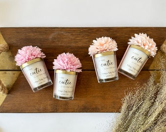 Personalized Baby Shower Party Candle Favors, Baby Birthday Mini Candle Favors For Guests, Girl Baby Shower Favors, Boy Baby Shower Favors