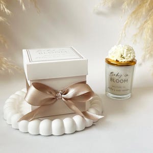Baby Shower Soy Candle Favors: Customizable Baby Shower Scented Candles, Thank Gifts For Baby Shower Party Guests