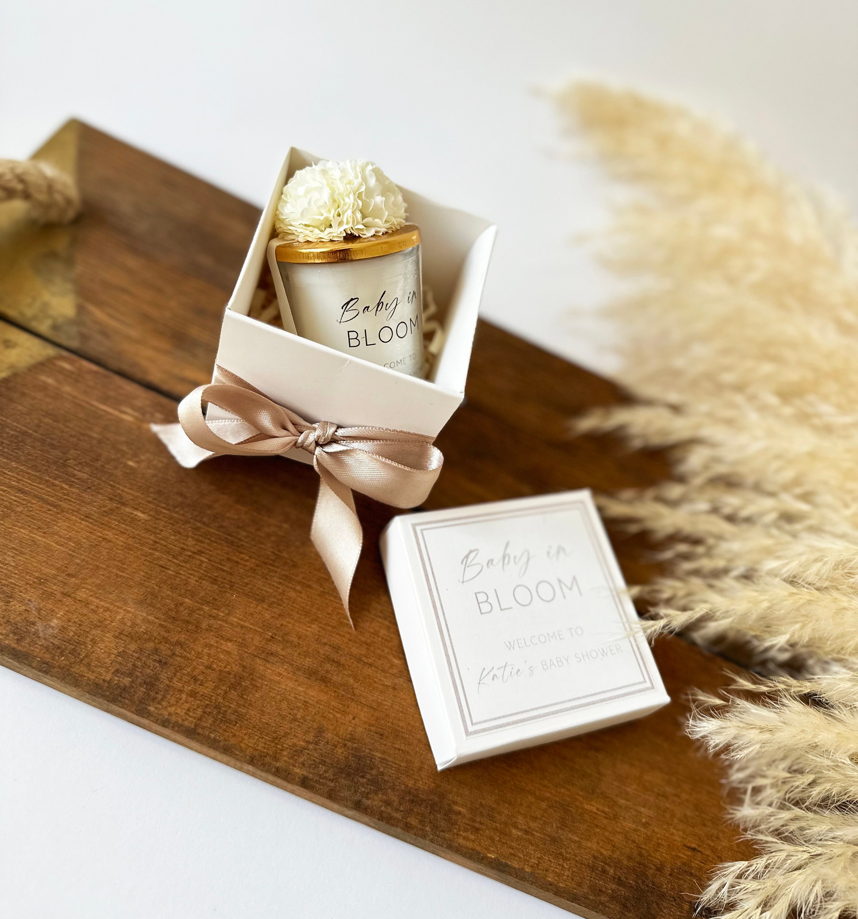 Baby Shower Soy Candle Favors: Customizable Baby Shower Scented Candles ...