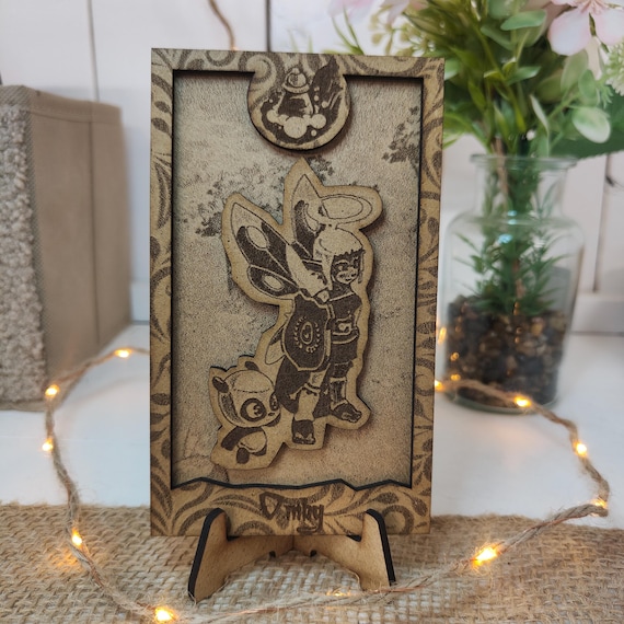 Personnalisation DOFUS en Bois avec Relief - Création Sur Mesure de Votre Personnage