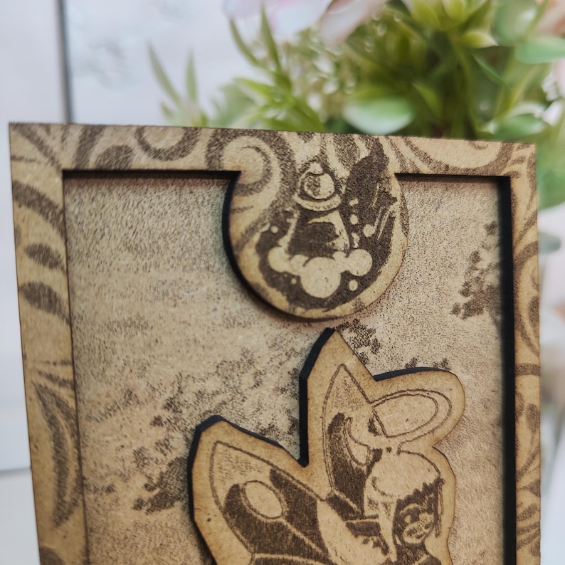 Personalized DOFUS Wooden Relief – Custom Character Art in a Frame | Gaming Gift for DOFUS Fans image 8