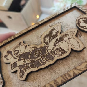 Personalized DOFUS Wooden Relief – Custom Character Art in a Frame | Gaming Gift for DOFUS Fans image 6