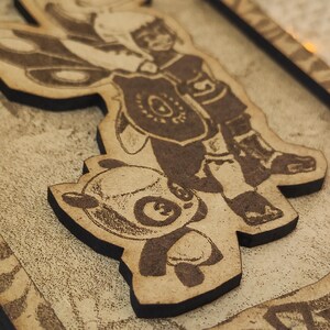 Personalized DOFUS Wooden Relief – Custom Character Art in a Frame | Gaming Gift for DOFUS Fans image 10