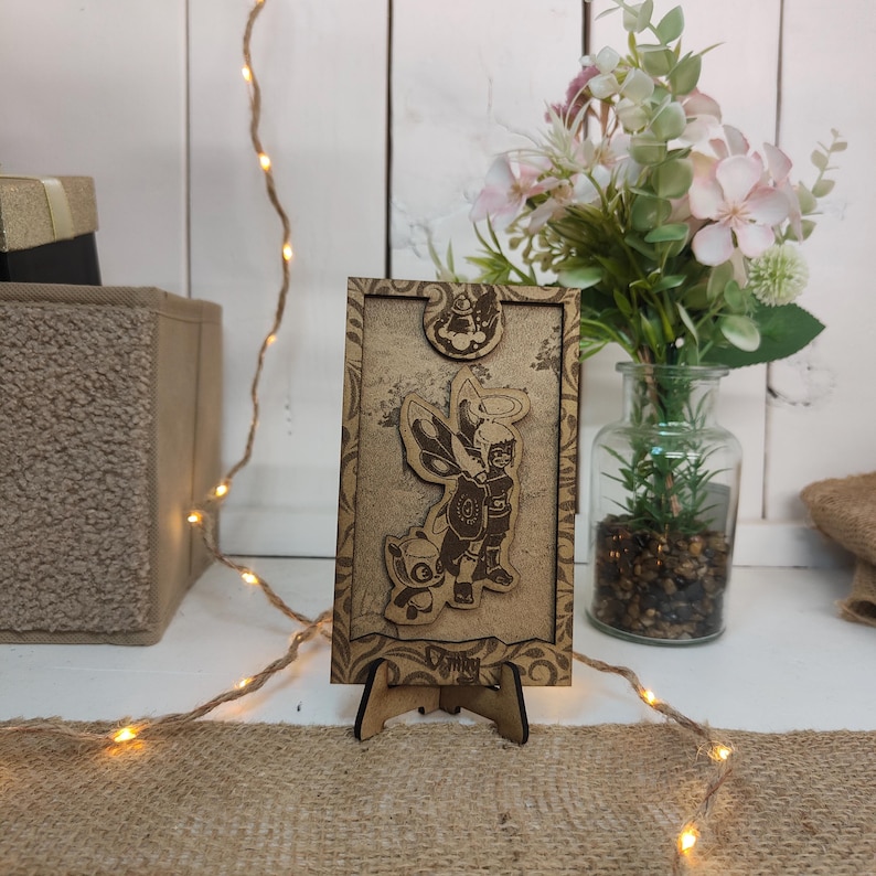 Personalized DOFUS Wooden Relief – Custom Character Art in a Frame | Gaming Gift for DOFUS Fans image 7
