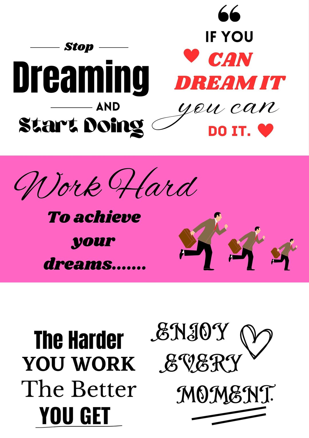 Motivational Quotes - Etsy