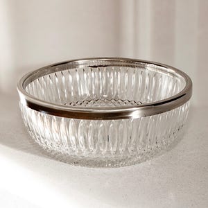 Fb Rogers Silver Co Crystal Bowl - Etsy