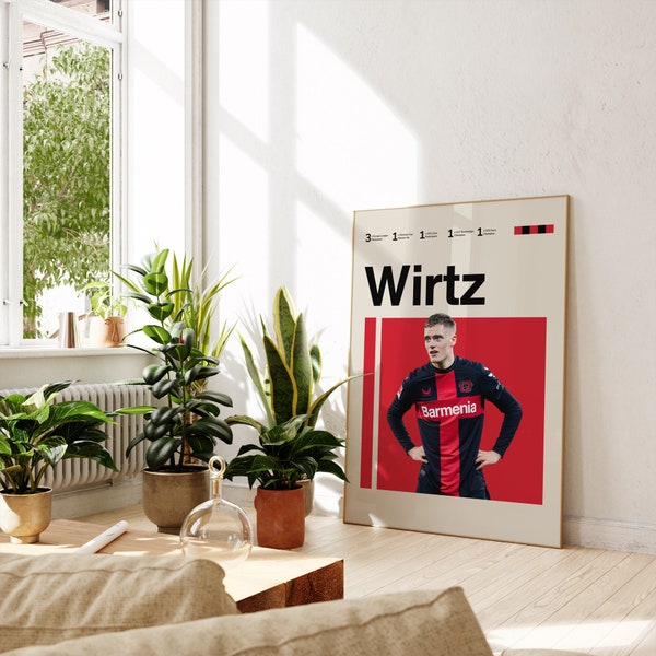 Florian Wirtz Bayer 04 Leverkuson Poster - Instant Download
