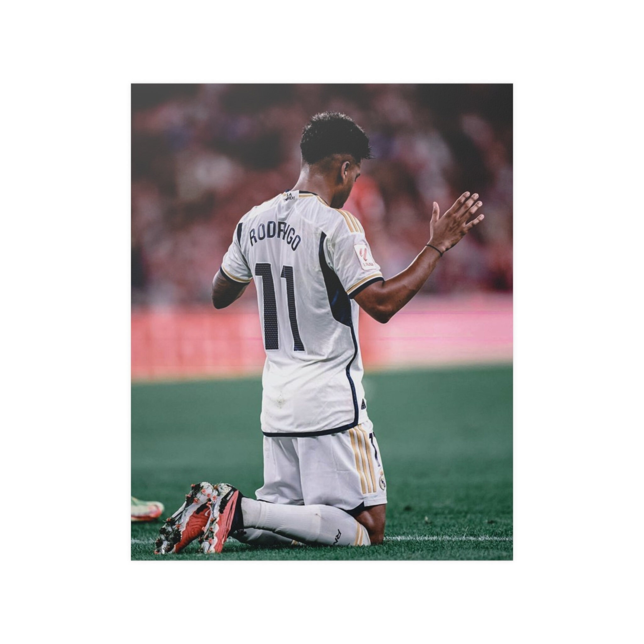 Rodrygo Real Madrid Satin Posters (210gsm), Wall decor, wall art, soccer  art, soccer poster, soccer decor, football, football art, poster
