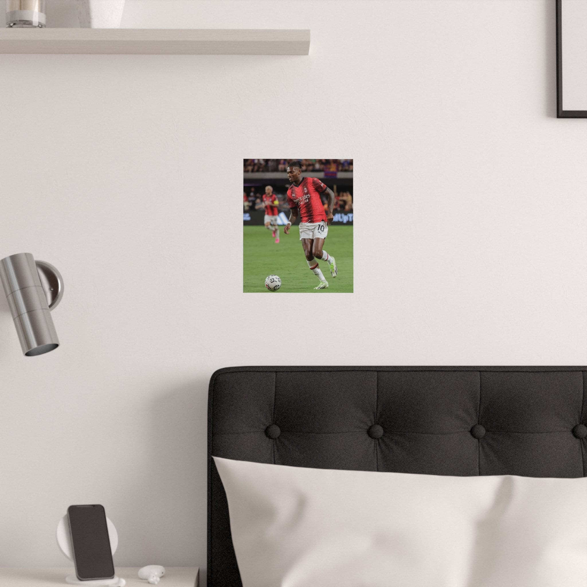 Affiche Rafael Leao – Poster Football Milan AC – Art Mural Fan – Impression Neuve