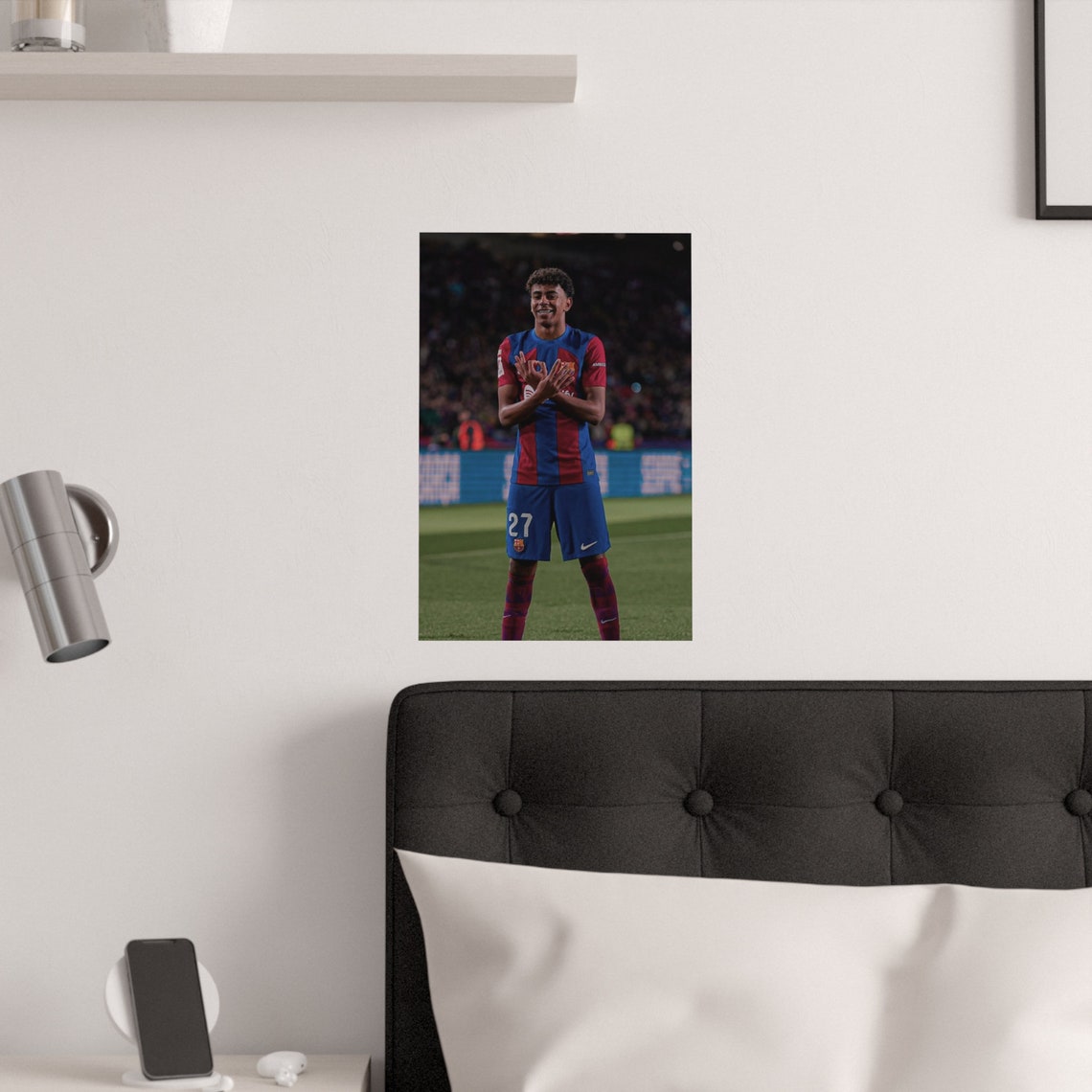 Lamine Yamal Barcelona Satin Posters (210gsm), Wall Decor, Wall Art