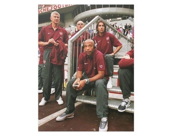 Thierry Henry Arsenal Invisibles Satin Posters (210gsm), premier league, soccer poster, soccer decor, football, football art, Arsenal Poster