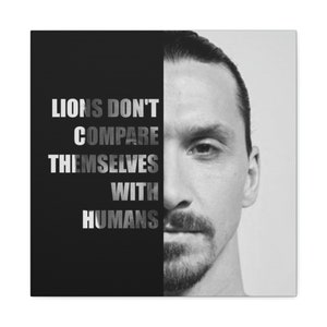 Zlatan Ibrahimovic Canvas Gallery Wraps