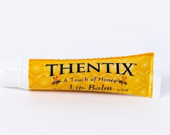 Thentix Premium Lip Balm (.35oz) | Perfect for sensitive lips | Moisturize dry and chapped lips with beeswax, shea butter, honey and more