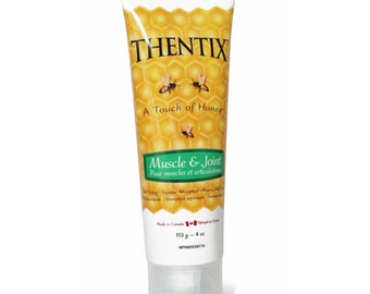 Thentix 4oz Muscle and Joint | Soothe Sore Muscles and Minor Aches and Pains | Natural Pain Relief Cream
