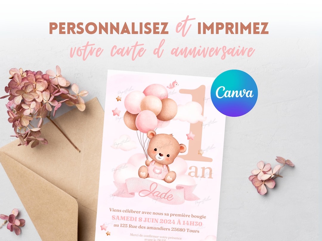 message invitation anniversaire bébé 1 an