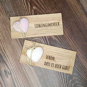 Idea regalo/confezione regalo con testo desiderato (ad es. persona preferita/bello che tu esista)