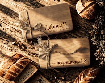 Wooden breakfast board – personalized gift | Cutting board | Snack board | Bread board | Gift idea | Secret Santa gift