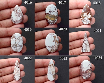 Natural Magnesite Wild Horse Jasper, Cabochon Loose Gemstone, Wild Horse Magnesite Jasper, Gemstone For Handmade, Wirewrap pendant 4016-4060