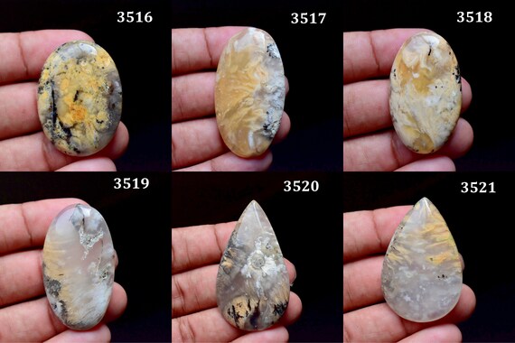 Natural Tiger Dendrite Agate Gemstone, Tiger Dendrite Agate Cabochon, Agate Jewelry, Tiger Dendrite Agate, Cabochons, Crystals
