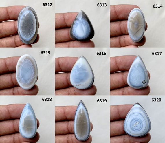Natural Blue Eye Opal Cabochon Loose Gemstone For Jewelry Making, AAA+ Blue Eye Opal Gemstone For Handamde Jewelry And Wire Wrap cabochon